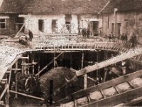 Koncertna dvorana (današnji ZKM u izgradnji). Nikolićeva ulica 1921. godine A